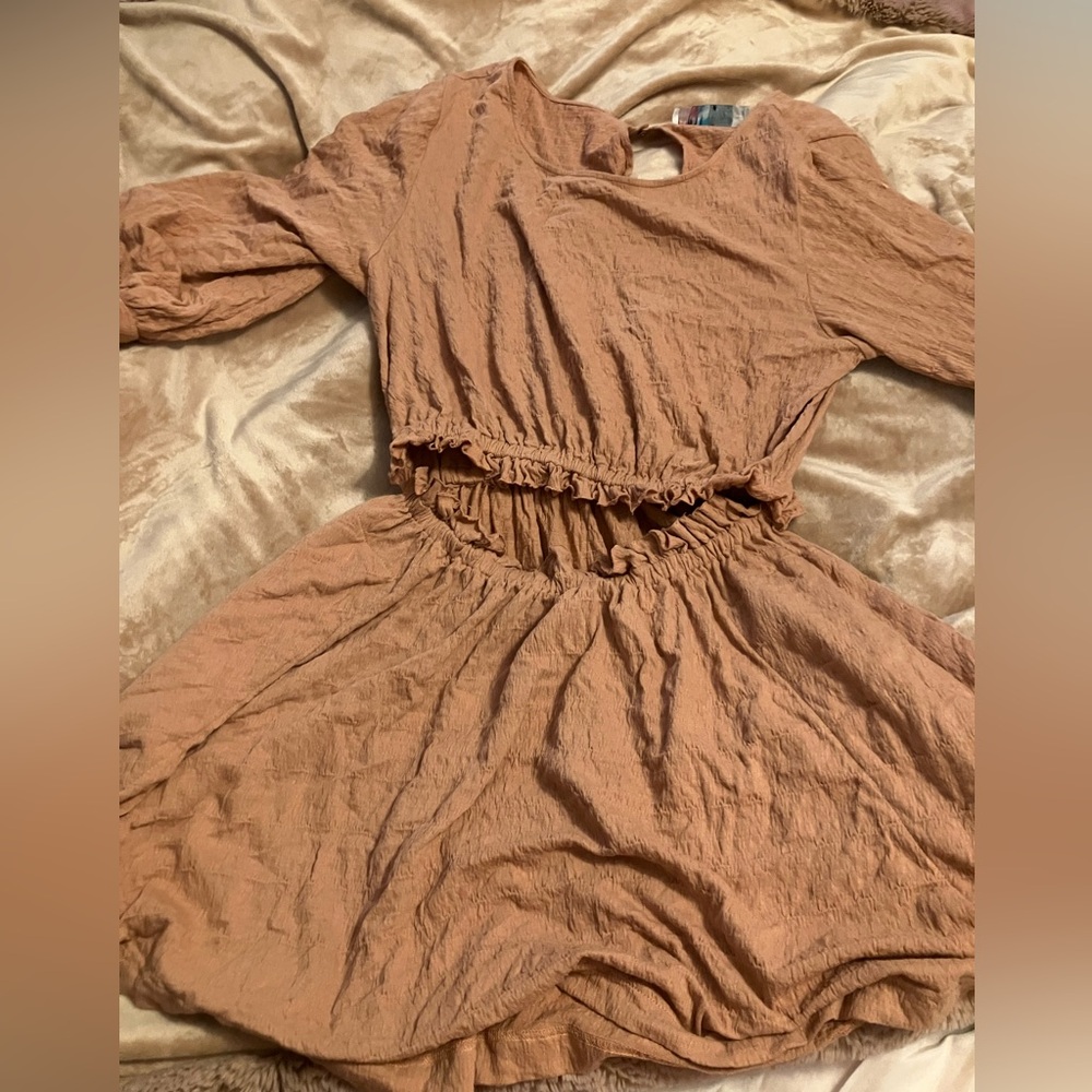 Free People Beach cut out front dress